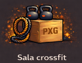 Icono actividad CrossFit (cajón, kettlebells y cuerda)