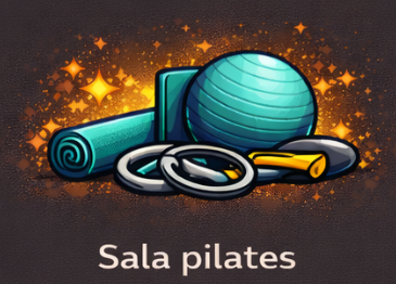 Icono actividad Pilates (pelota, banda y esterilla)