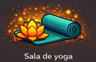 Icono actividad Yoga (esterilla con flor)